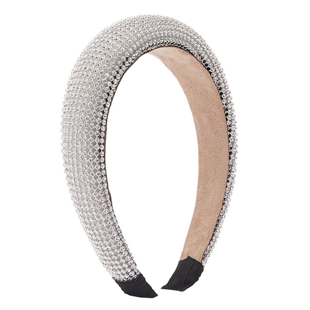 5 cerchietti per capelli con strass, accessorio decorativo da donna