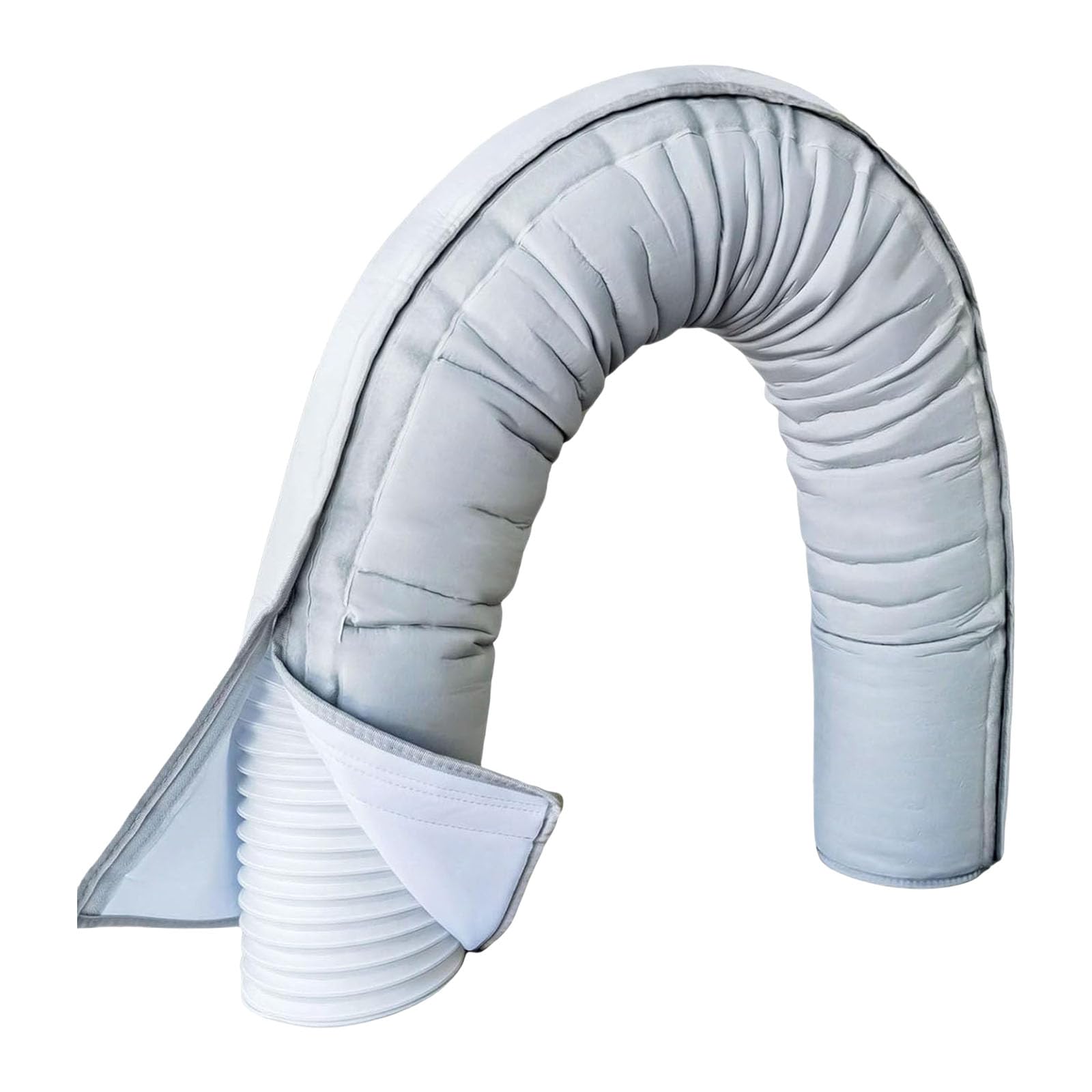 fexxkg Air Conditioning Hose Insulation Covers Suitable for Exhaust Ducts Thermal Protections with Adjustable Elastic Straps