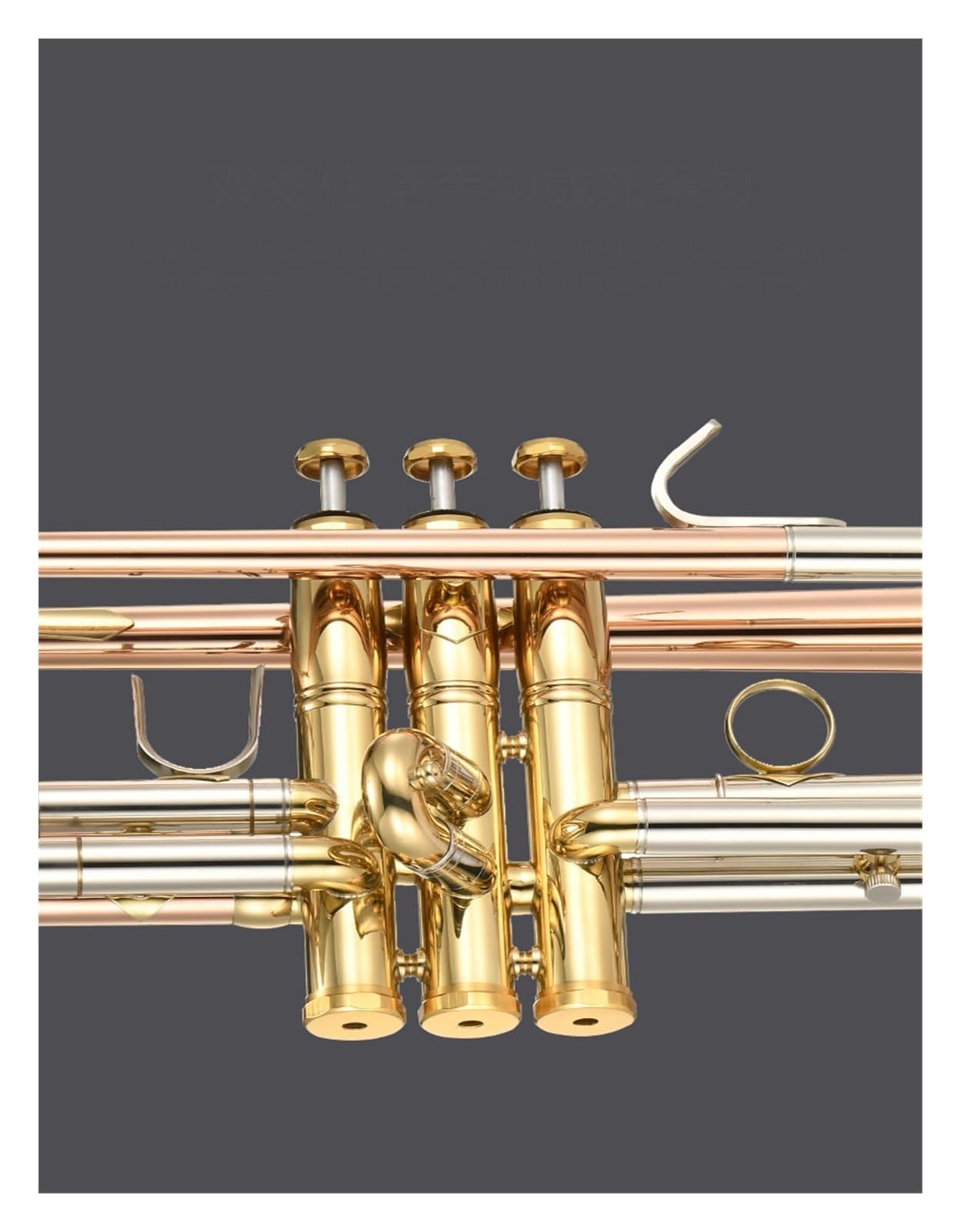 Trąbki Trąbka z klawiszami instrumentu Model TR500 profesjonalny instrument muzyczny grający na trąbce z płaskim klawiszem B