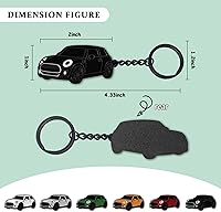 Vista 2 de Llavero Mini Cooper, para accesorios Mini Cooper/Cooper S 2014-2022,Llavero de metal