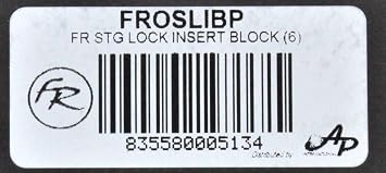 Floyd Rose String Lock Insert Block Black (set Of 6)
