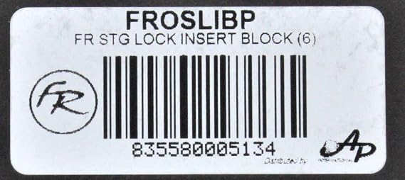 Floyd Rose String Lock Insert Block Black (set Of 6)