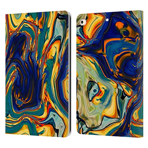 Étui portefeuille iPad 9.7 Haroulita design marbre coucher de soleil