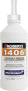 ROBERTS 1406 Tongue & Groove Flooring Adhesive - 1 Pint (473 mL)