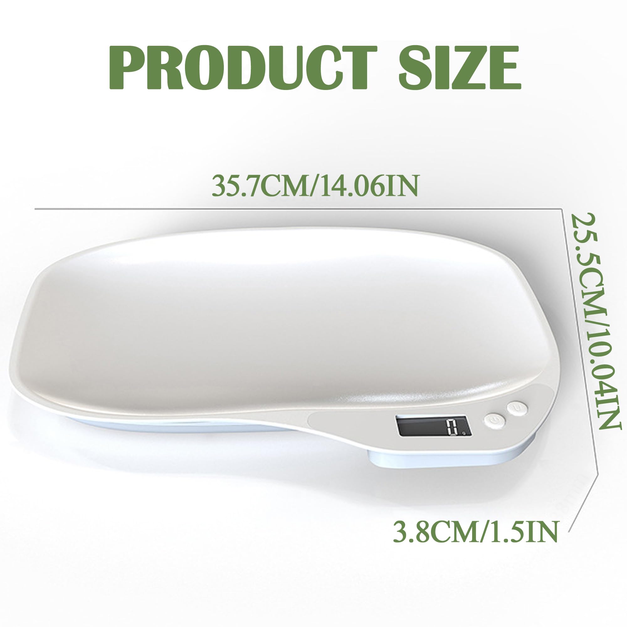 Báscula para animales pequeños, Básculas de 15 kg, balanza digital para mascotas, Mini peso para perros con 4 modos de pesaje (kg/oz/lb/ml) para gatos pequeños, perros, hámster, alimentos, cocina