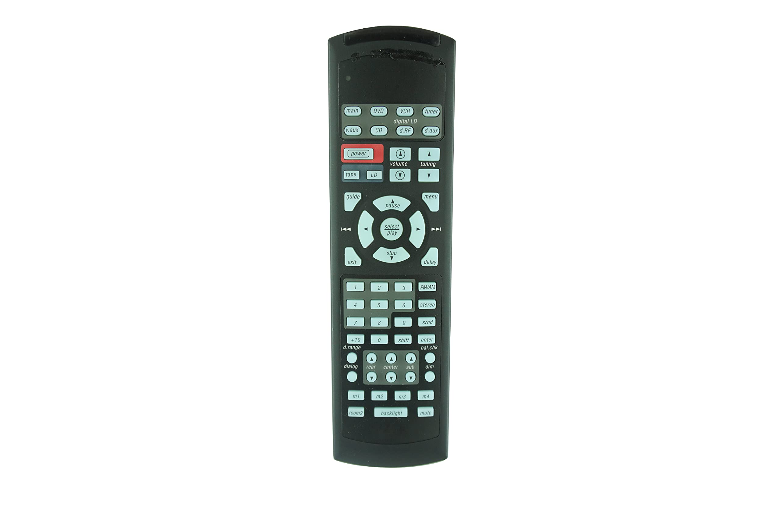 HCDZ Replacement Remote Control for ADCOM GTP-750 RCTP750 GTP-760 GFR-700HD GRC-830 GRC-800 GTP-860 GTP-860II Digital Processing Tuner Preamplifier