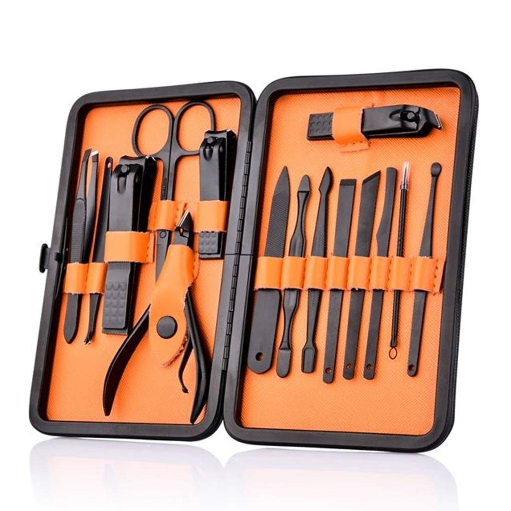 1 Set Stainless Steel Nail Clipper Cutter Trimmer Ear Pick Grooming Kit Manicure Set Pedicure Toe Nail Art