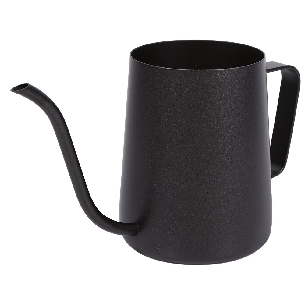 Nero Pittura in Acciaio Inox pour Coffee Drip Pot bollitore con beccuccio Over a Collo d' Oca Control 250 ml/350ml