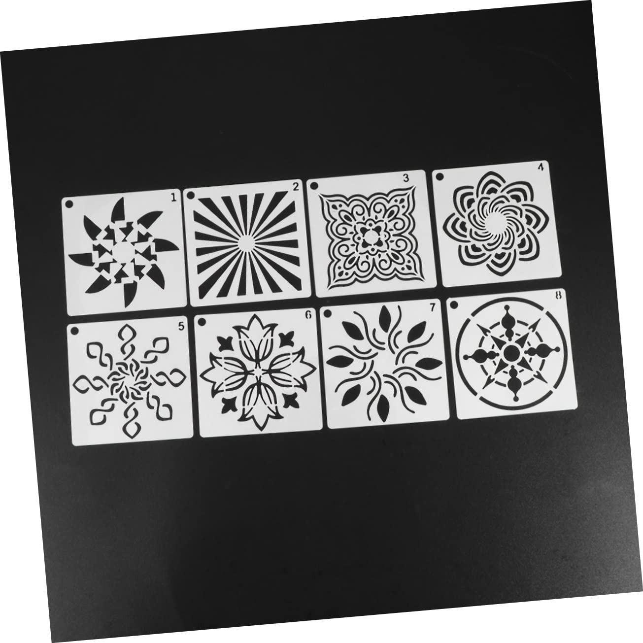 SEWACC 112pièces Pochoirs Mandala Modèles Créatifs Pour Peinture Et Décoration Outils De Dessin Pour Vos Projets Artistiques