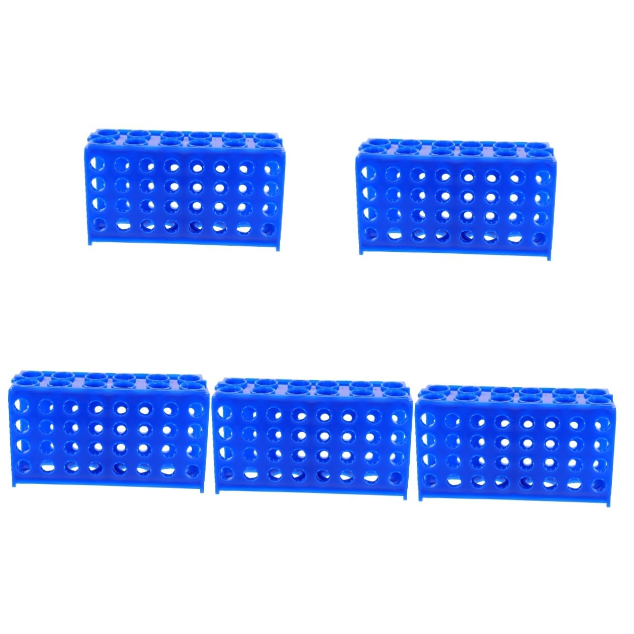 5stücke Test Tube Rack Mehrseitiger Reagenzglas Organizer Für Labor Stabiler Für Chemie Vielseitig Einsetzbar Platzsparend Einfach Zu Handhaben Für Und Chemie