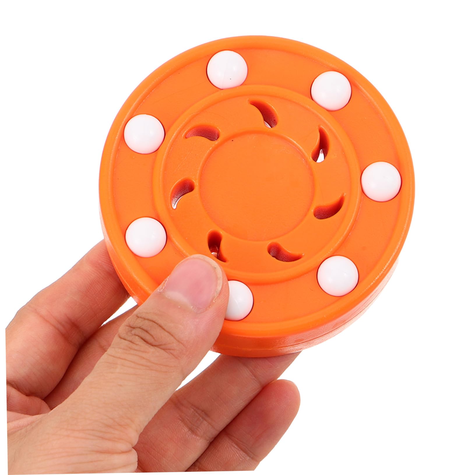 3 Piezas Bolas de Roller Hockey para Entrenamiento y Práctica Fácil de Agarrar Deslizamiento para Interior y Exterior