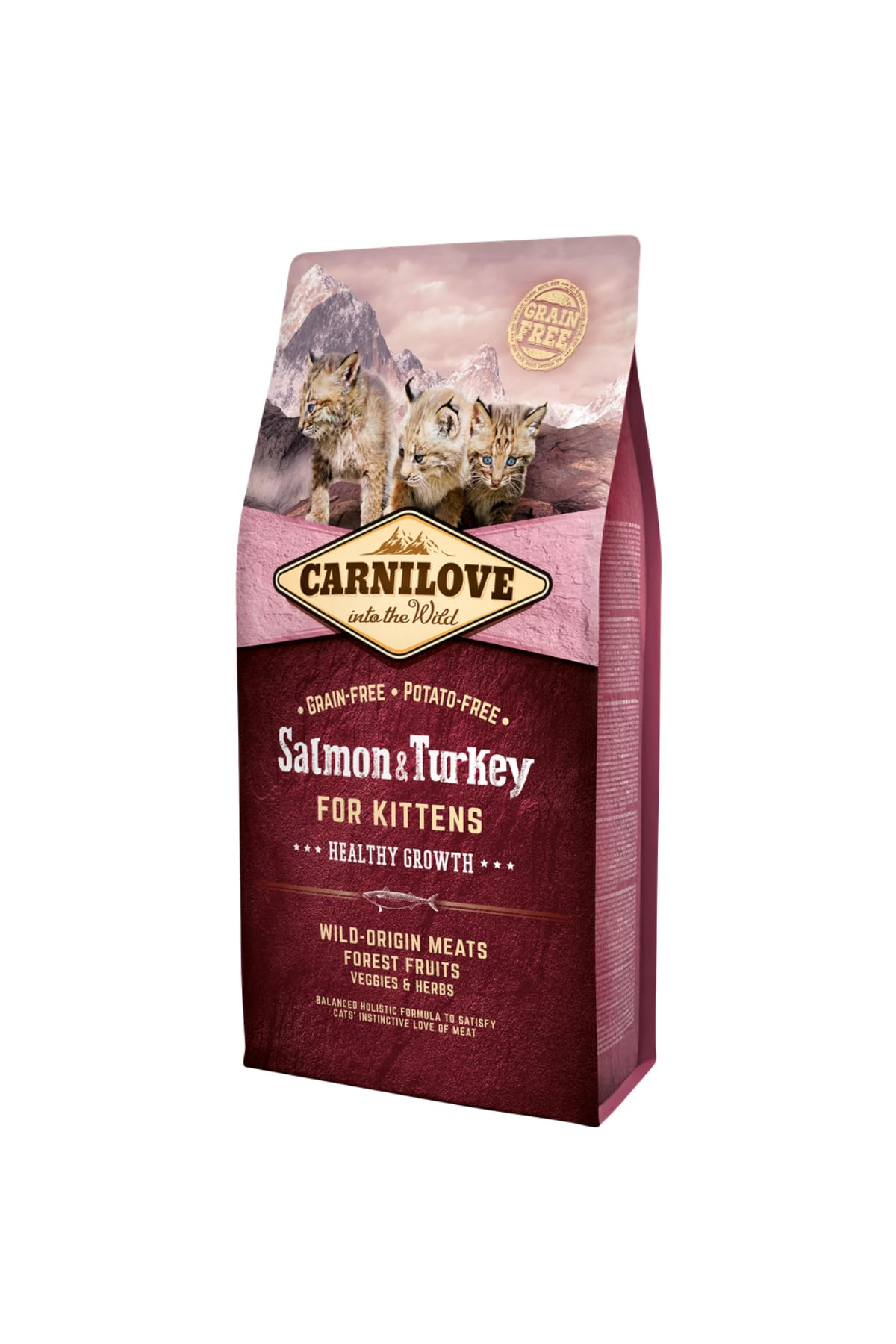 Carnilove Salmon & Turkey Kitten Food - 6kg