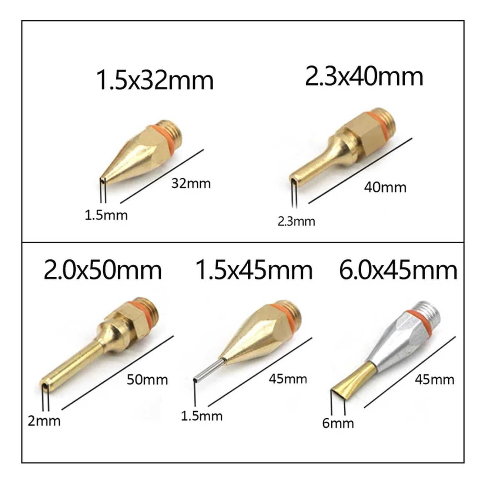 Pistola for colla a caldo, pistola for colla a doppia potenza da 60 W/100 W, strumento di riparazione artigianale for regali fai da te con colla stick da 11 mm artisti fai da te, arte(Nozzle 2.0x50mm)