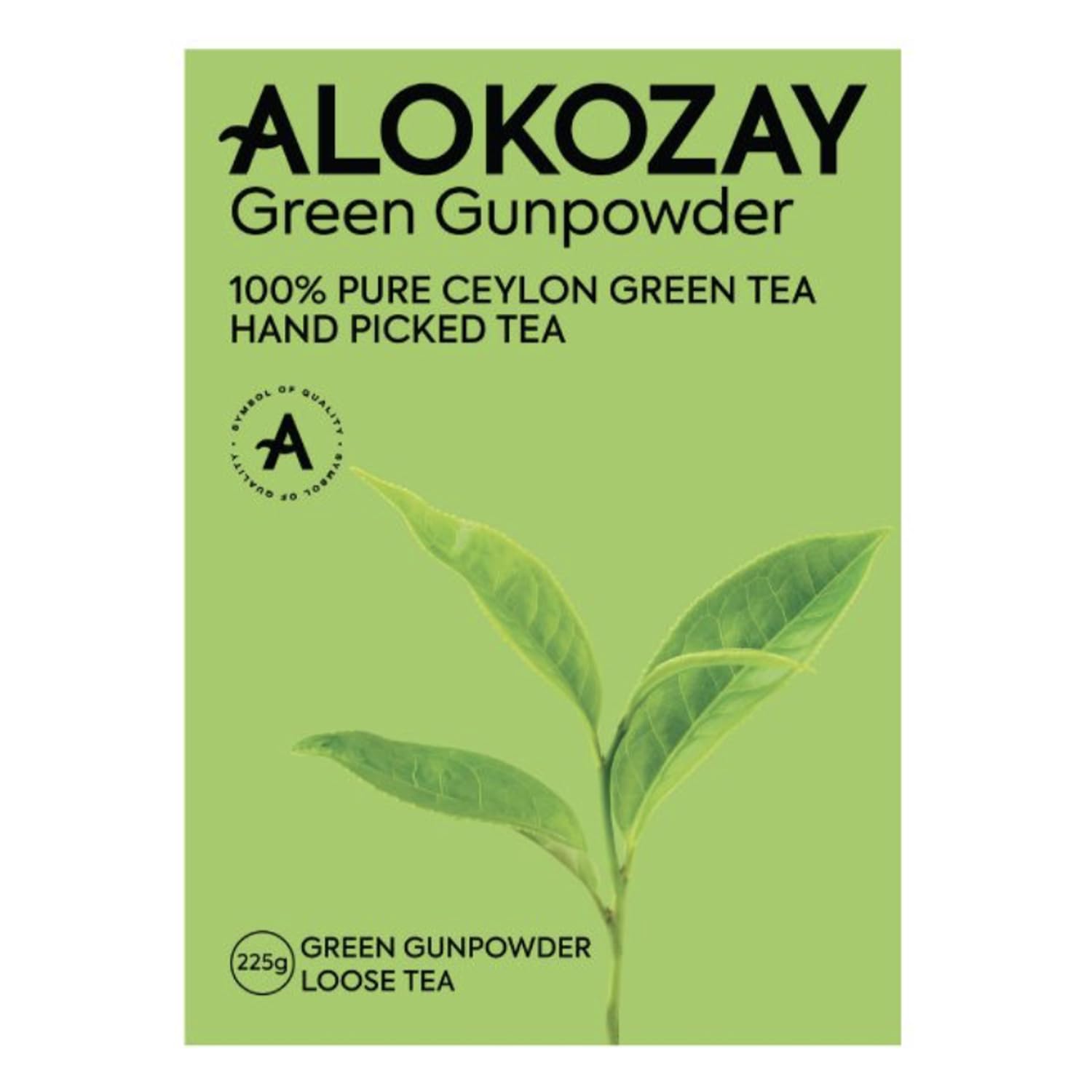 Green Gunpowder 100% Pure Ceylon Tea 225g