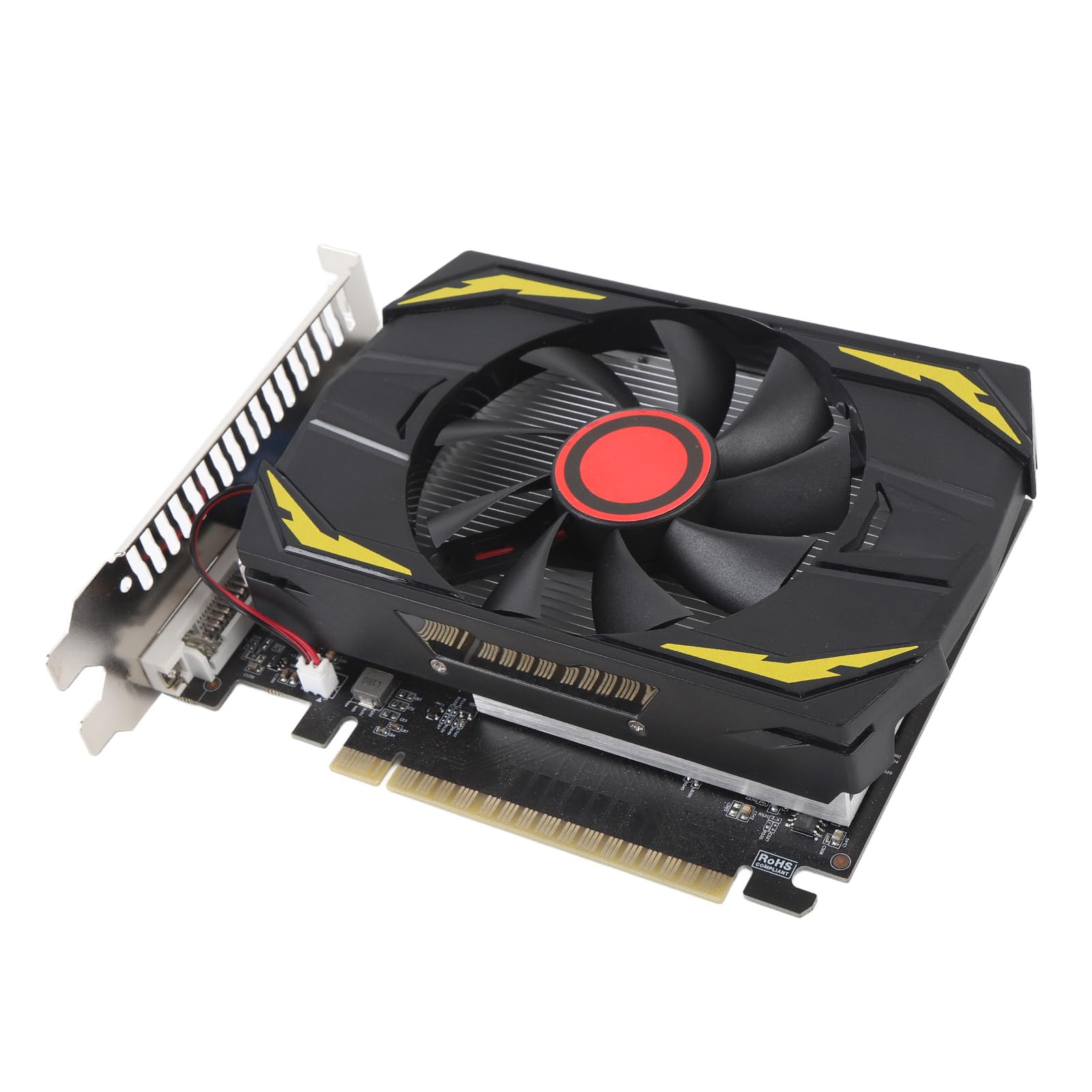 Bewinner Scheda Grafica 750Ti PC, Supporto Grafico da Gioco DDR5 4GB DDR5 BIT DVI VGA HDMI, PCI EXPRESS 2.0 16X, Scheda Video del Computer con PC