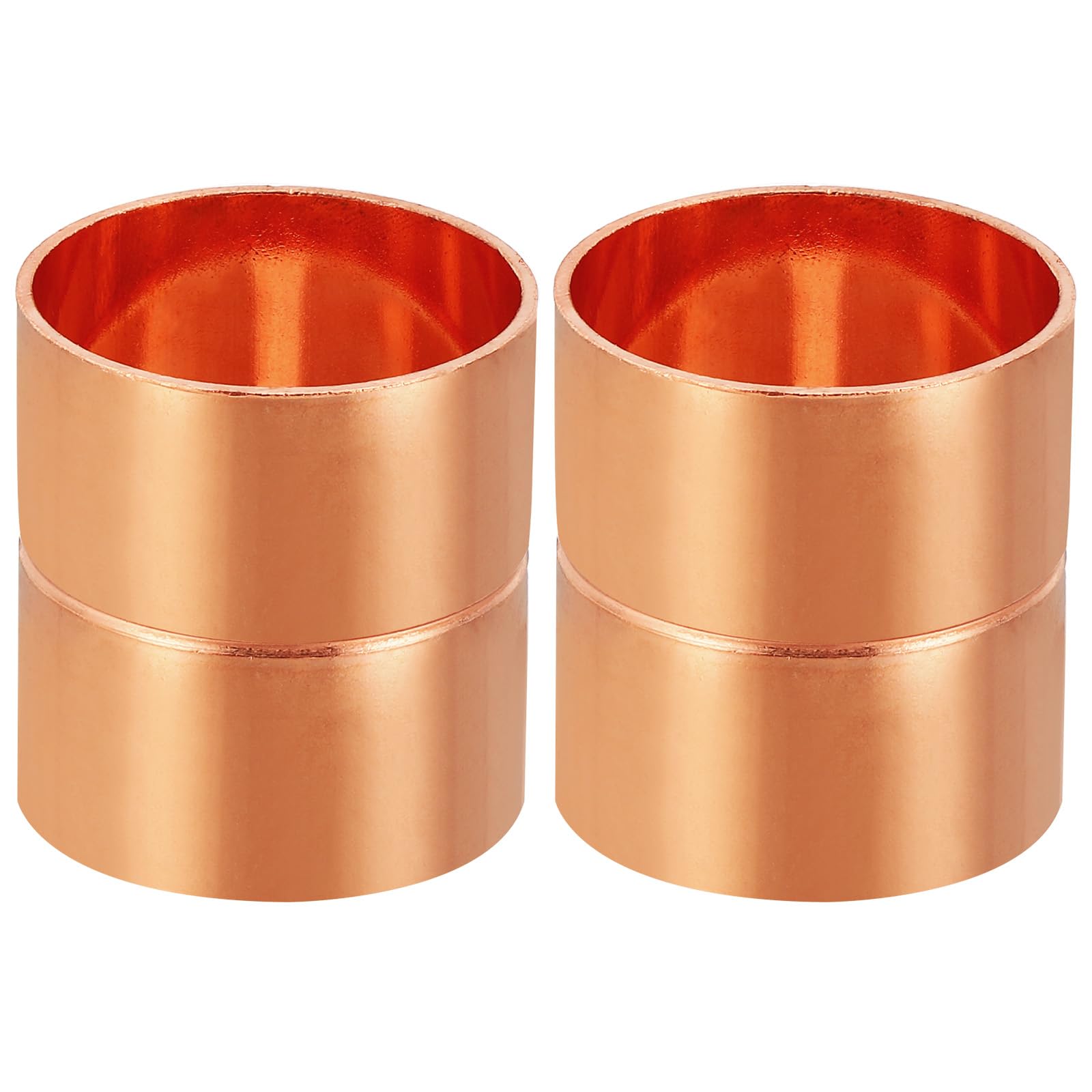 Raccordi A Manicotto In Rame 15mm 8 Pezzi | Diritti Per Saldatura | Tubi Per Aria Condizionata E Refrigerazione