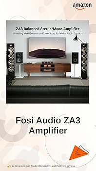 Fosi Audio ZA3 Balanced Stereo Amplifier TPA3255