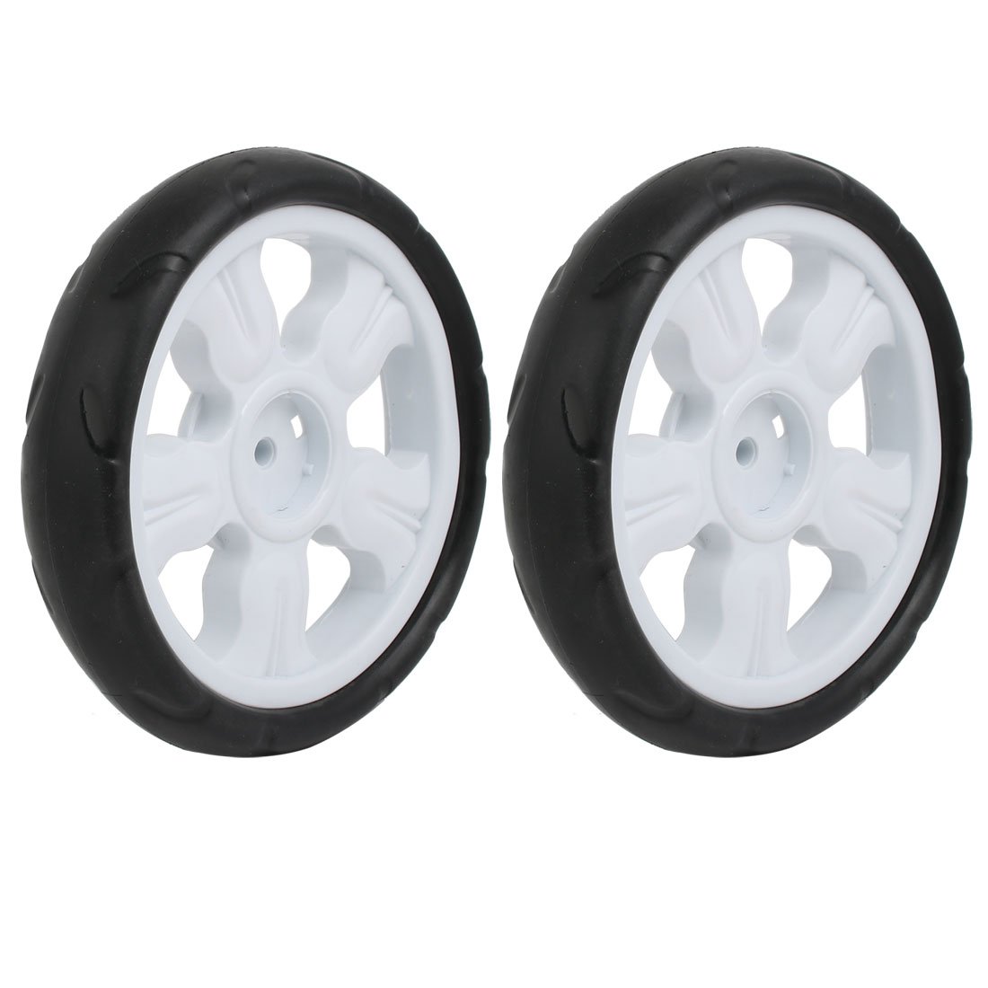 uxcell 4pcs 190mm Dia Plastic Single Wheel Pulley Rolling Roller 8x25mm — Amazon image 7