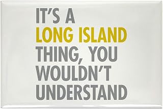 CafePress Long Island NY Thing Rectangle Magnet, 3"x2" Refrigerator Magnet