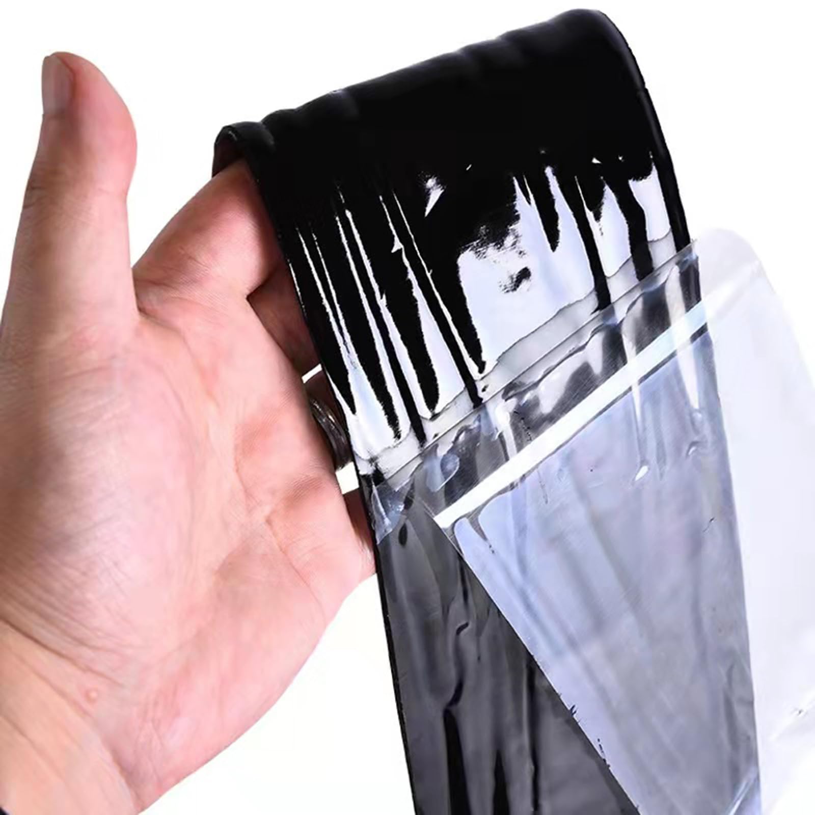 Cinta autoadhesiva de Asfalto para reparación de techos, Cinta Impermeable para reparación de Fugas en Exteriores, Cinta de betún de butilo para Sellado, lámina de Aluminio para gr