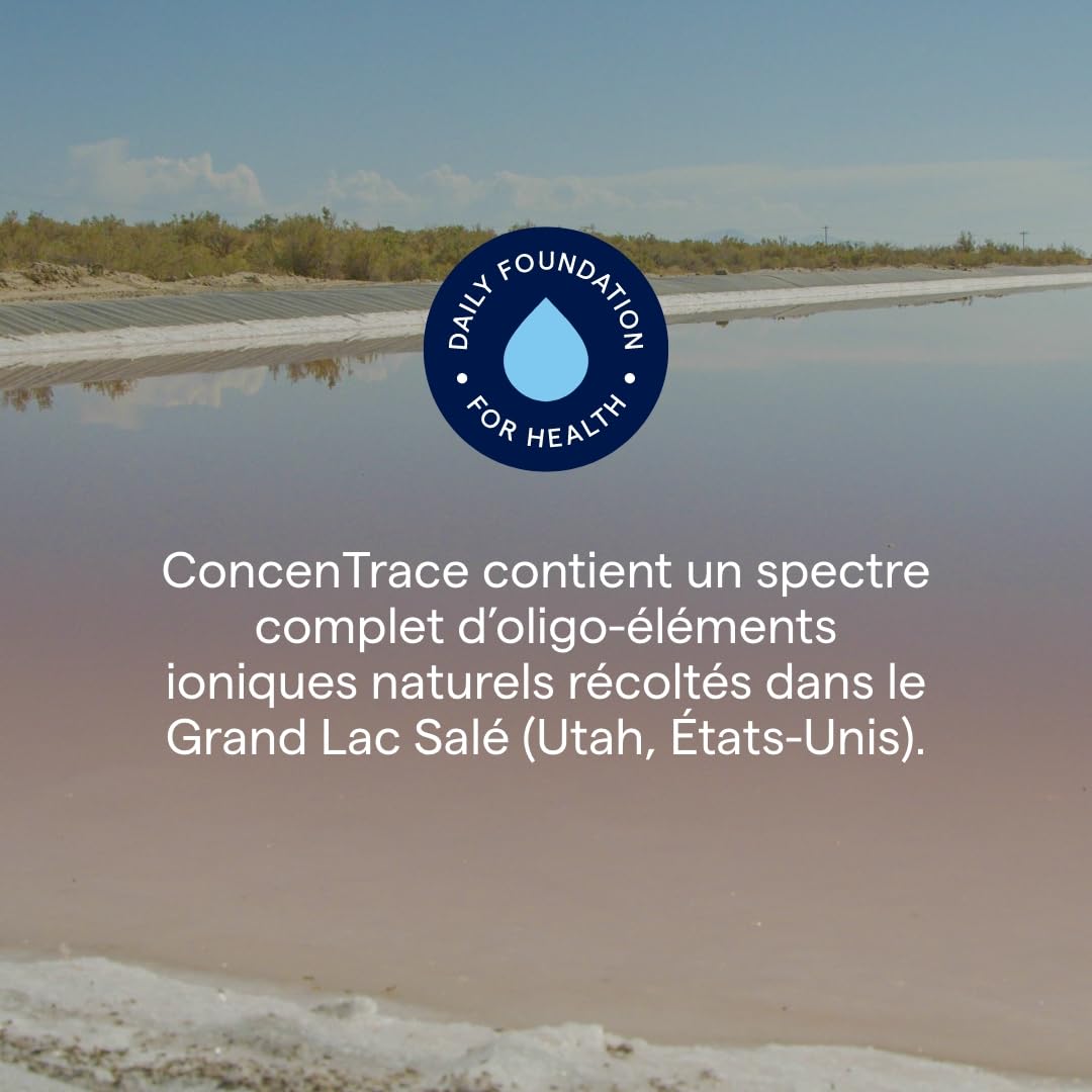 Trace Minerals - Gotas ConcenTrace | Minerales Completos: Magnesio, Cloruro, Potasio Iónicos | Bajo Sodio | Energía, Electrolitos, Hidratación | 118 ml, 48 Días (1 Unidad)