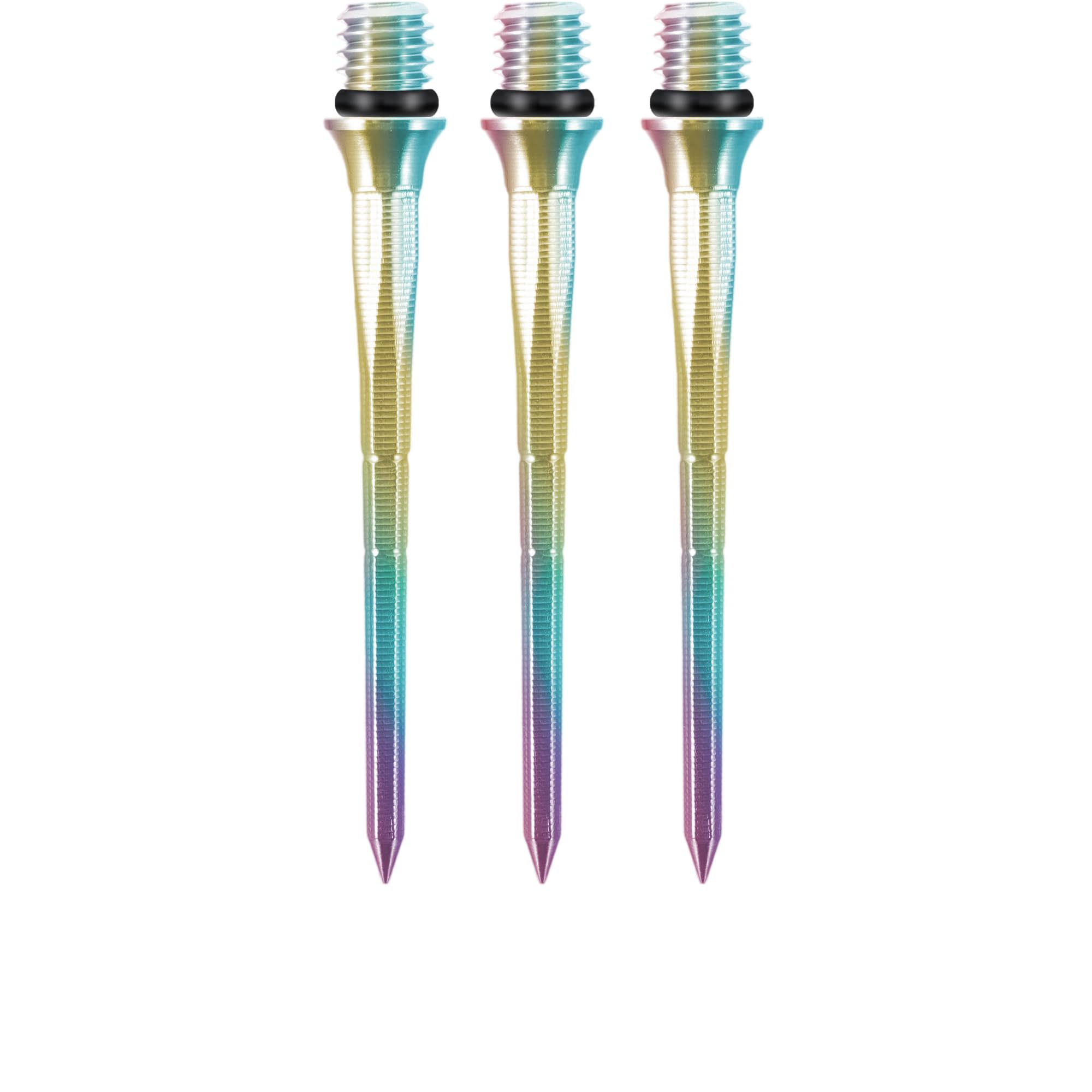 Titanium Hexagonal Conversion Points | Screw In Design | Soft Tip to Steel Tip | Precision Dart Points | Multiple Colours