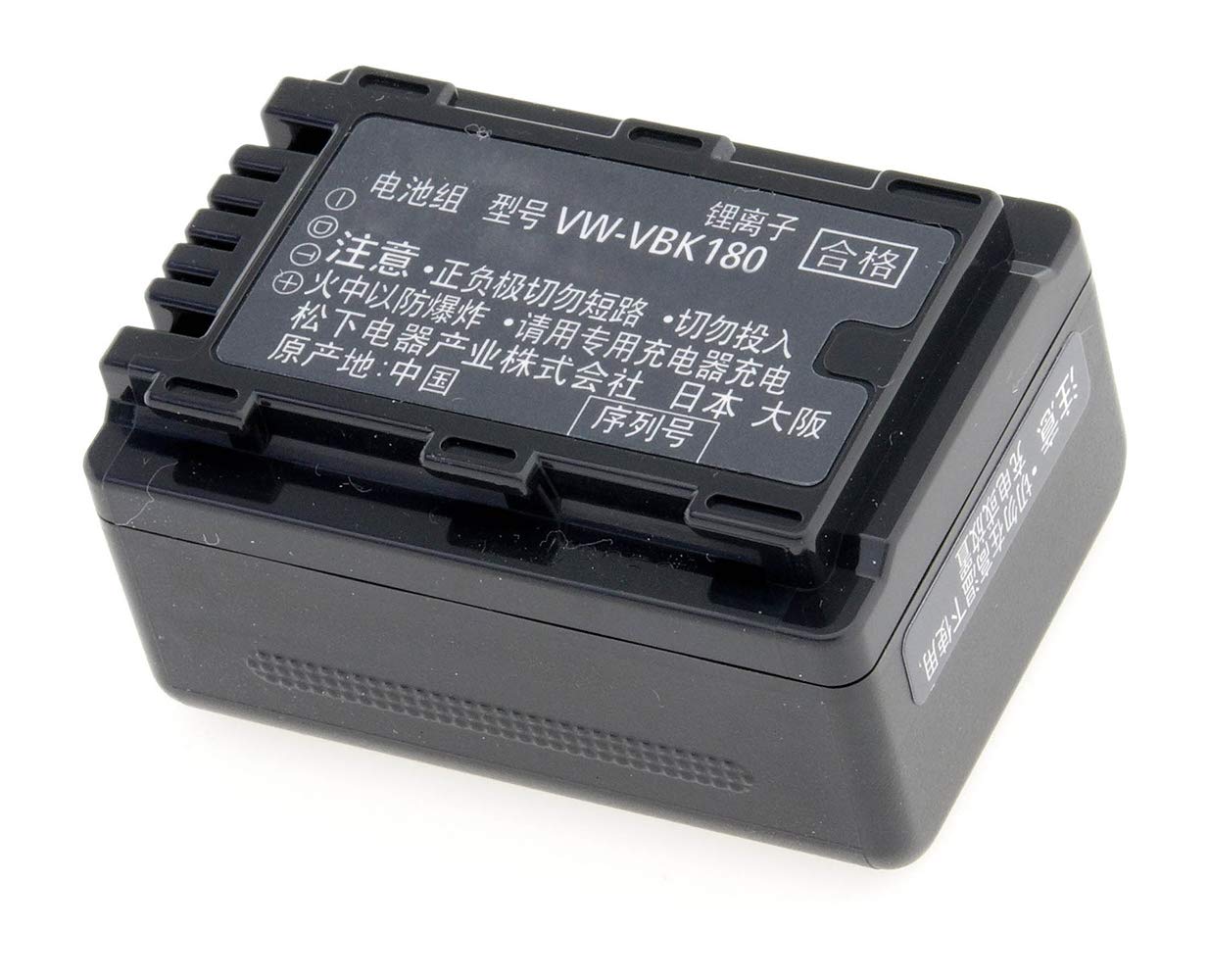 Batterie De Rechange Pour Caméscope Panasonic – Modèle VW-VBK180/VBK360 – 1700 MAh, 3.6V – Compatible HC-V700, HDC-SD90, Etc.