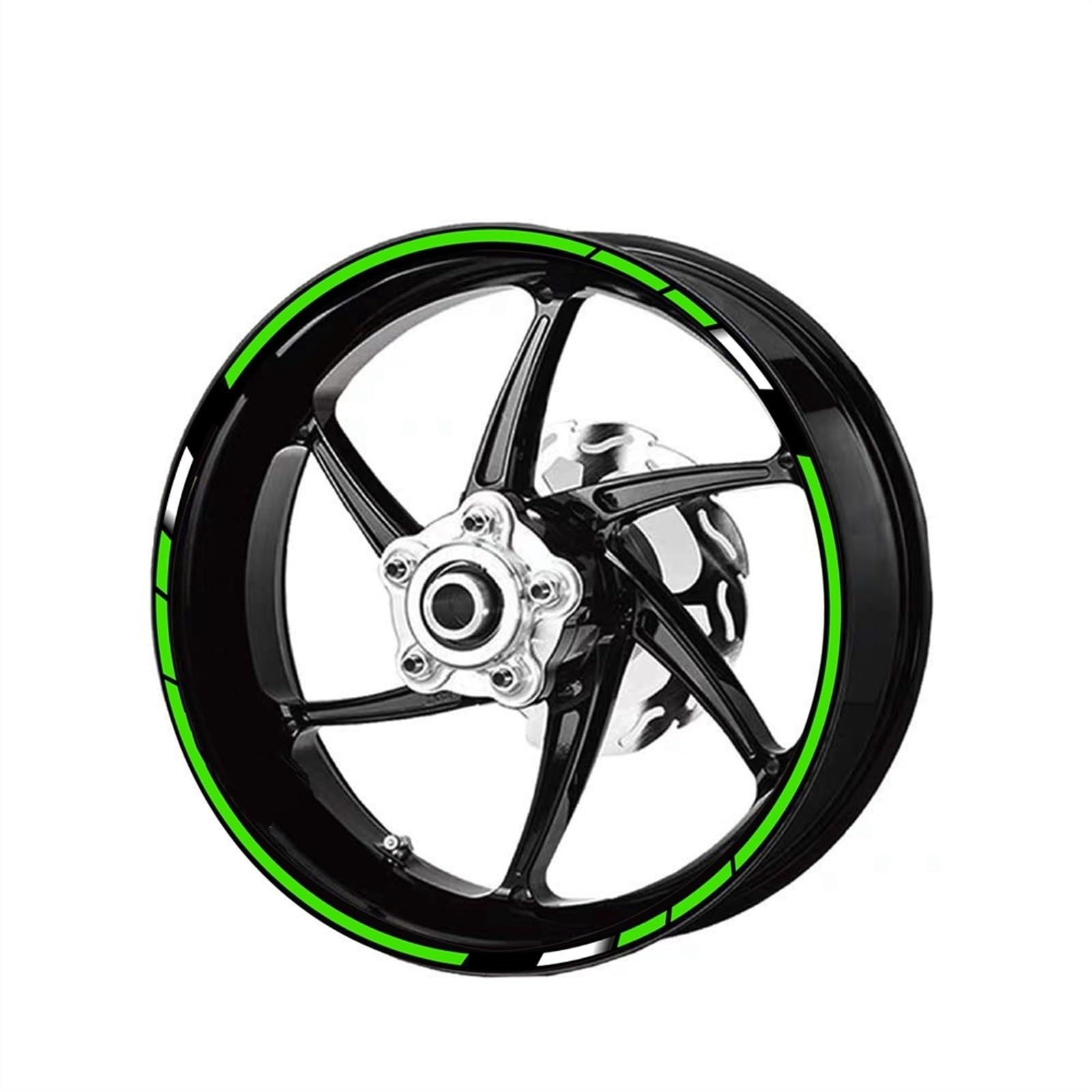 Motorcycle Wheel Stickers Reflective Rim Strips Decals for HRC CBR1000RR CBR600RR CBR500R CBR300R CBR250R CBR 650R(Color9)