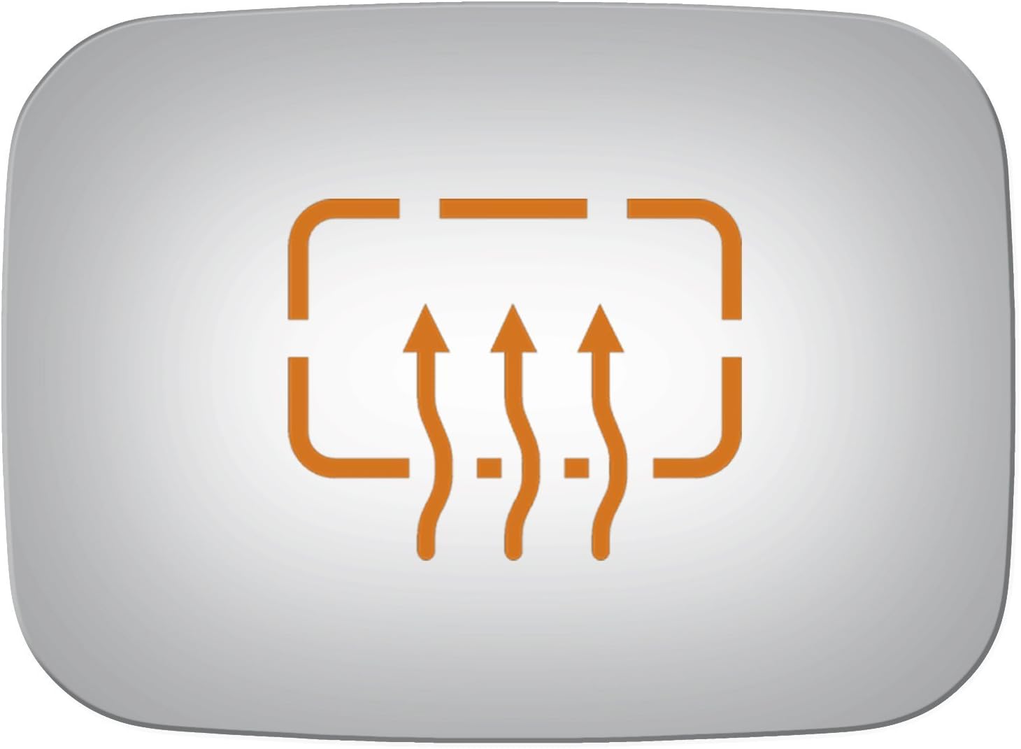 Convex Passenger Right Side Replacement Mirror Glass Heated, Compatible With 2003-2009 Hummer H2