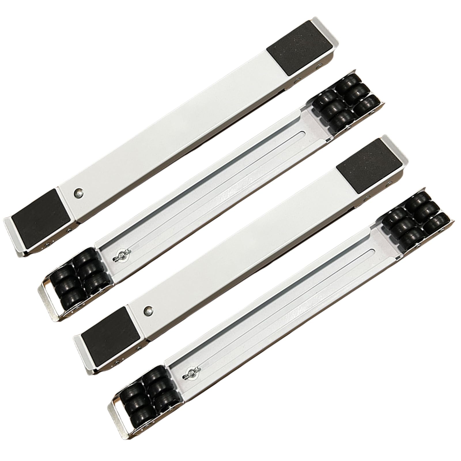 Extendable Appliance Rollers Mobile Base Multifunction Appliance Rollers 2 Set for Washing Machines & Household Equipment Washer Dryer Stand