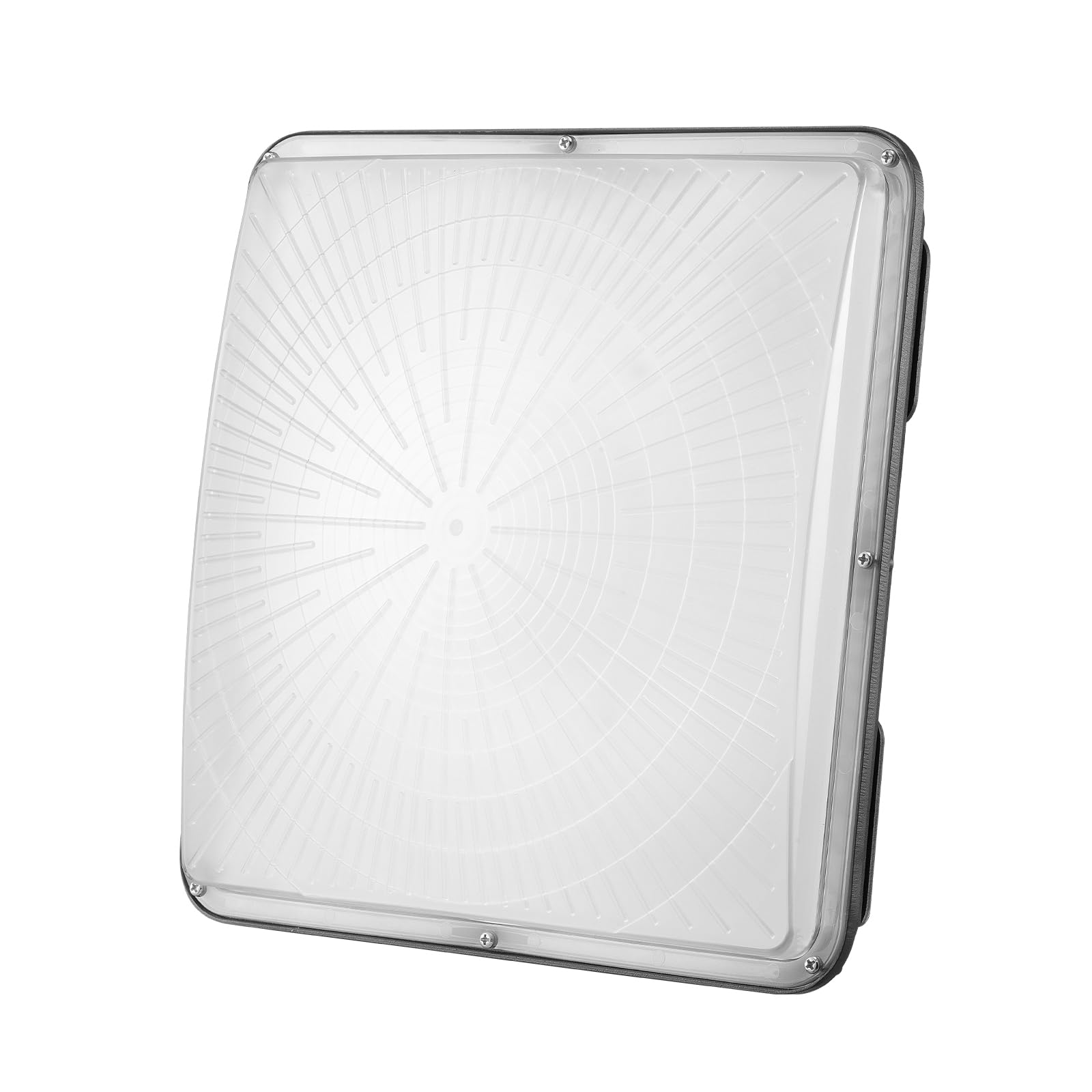 VEVOR Lampa warsztatowa LED, 150 W, lampa sufitowa garażowa, 16500 lm, 5000 K, 31,5 x 31,5 cm, montaż powierzchniowy, oświetlenie sufitowe IP65 do stacji benzynowych, magazynów, fabryk przemysłowych,