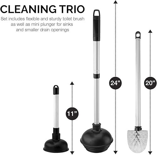 Vista 9 de Neiko desatascador de baño para todo ángulo.