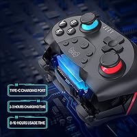 Vista 5 de AiKanbo Controlador de interruptor nueva versión 2023 Controladores profesionales inalámbricos compatibles con N-SwitchSwitch LiteSwitch OLED