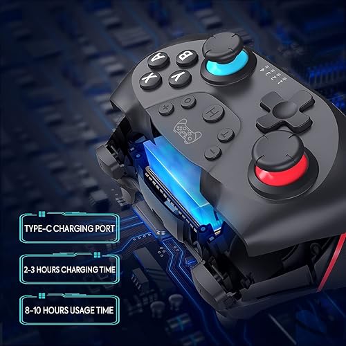 Miniatura 5 de AiKanbo Controlador de interruptor nueva versión 2023 Controladores profesionales inalámbricos compatibles con N-SwitchSwitch LiteSwitch OLED