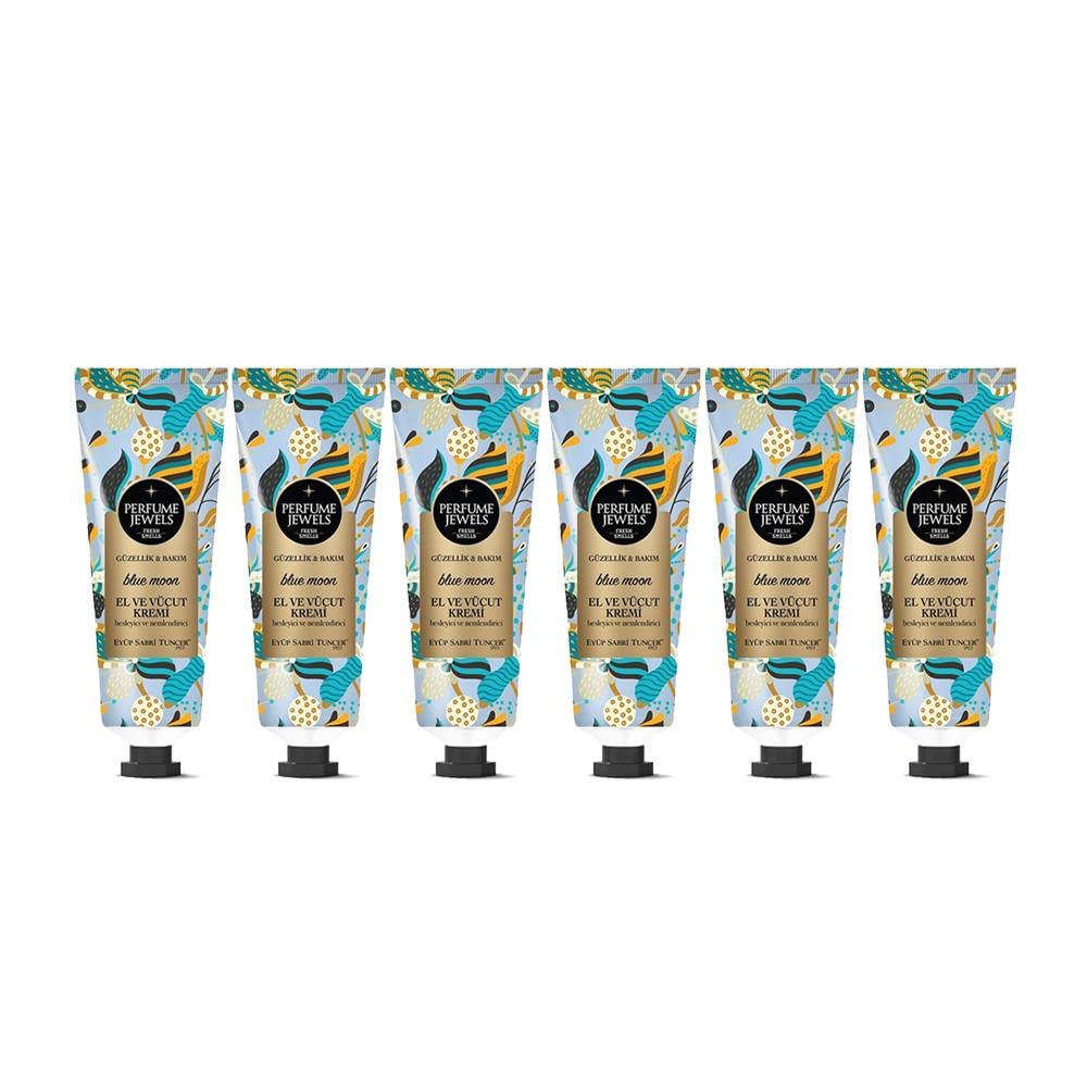 Eyüp Sabri Tuncer Perfume Jewels Blue Moon El ve Vücut Kremi 50 ML x 6 Adet