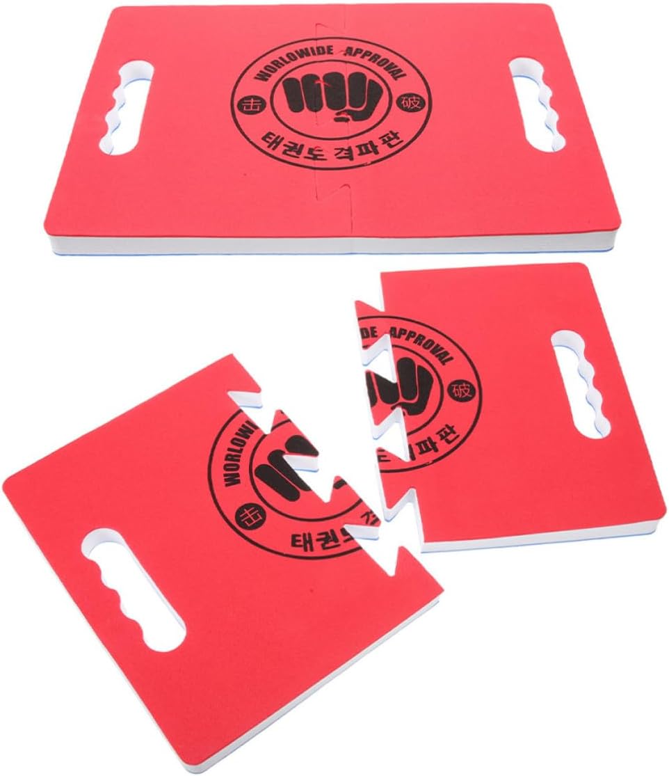 CHILDWEET 2pcs Lightweight Eva Foam Karate Boards for Training and Taekwondo Test, Wear-Resistant Reusable Breaking Boards Suitable for Beginners Martial Arts Practice