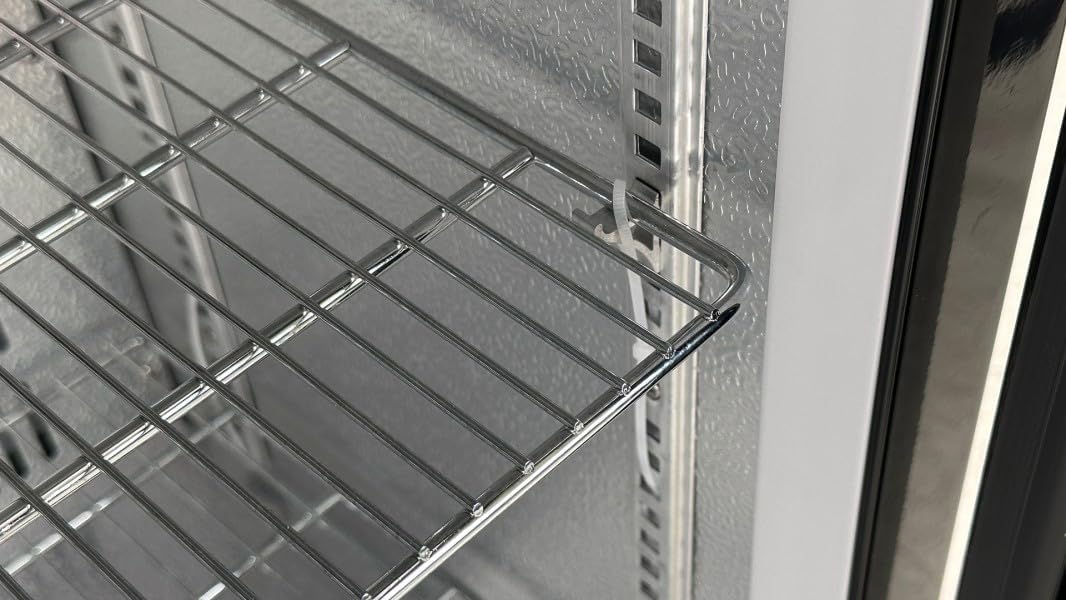 Beer Back Bar Cooler Commercial Refrigerator Glass door 24" Black NSF - lg-138h