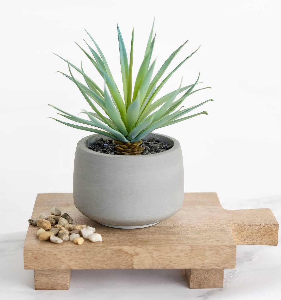 Kurrajong Farmhouse Wood pedestal stand | Planter stand | pedestal board for plants | Mango Wood riser board for home decor or to nicely display plants