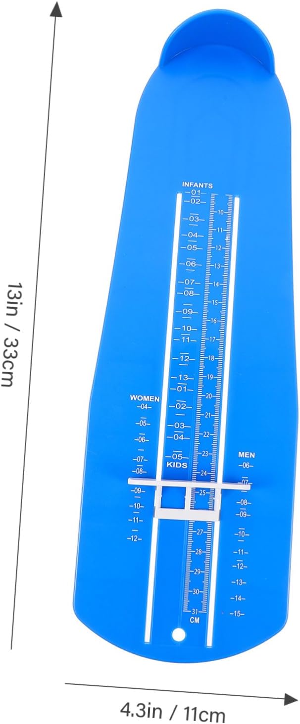 Foot Measuring Device for Adults and Boys and Girls Accurate Foot Ruler and Gauge for Shoe Sizing Lightweight and Easy to Use
