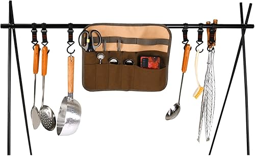 Miniatura 4 de Fydun Tableware Storage Bag Portable Hanging BBQ Cutlery for Picnic Barbecue