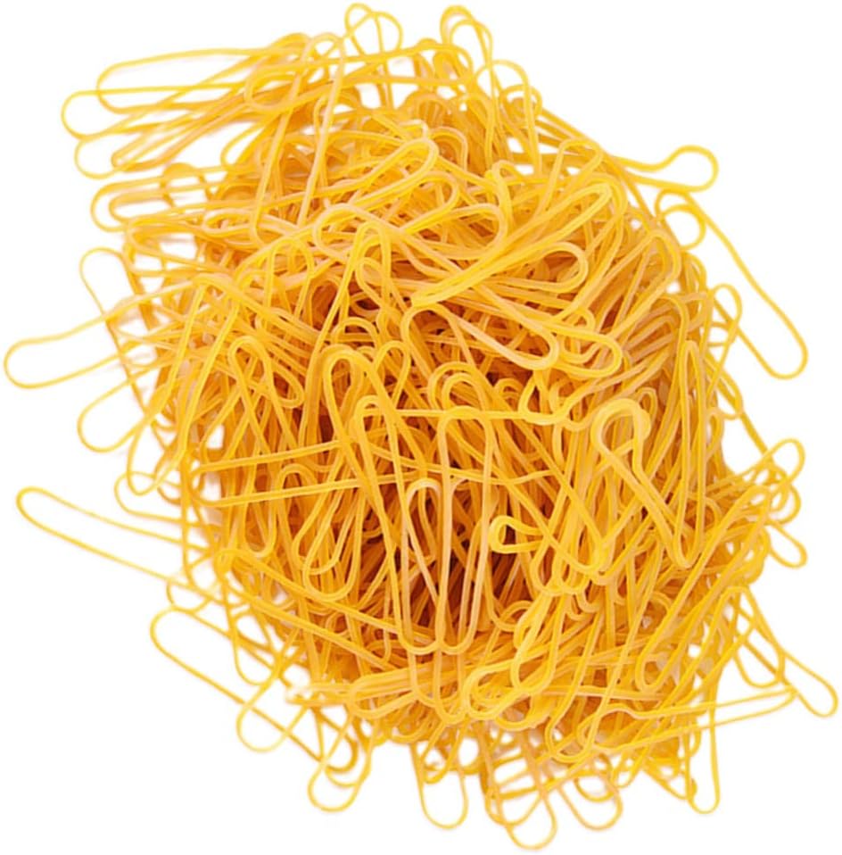 NUOBESTY 1 Box Clear Rubber Bands Elastic Rubber Bands Bundling Ring DIY Hair Rope Sturdy Bands Small Box Elasticity