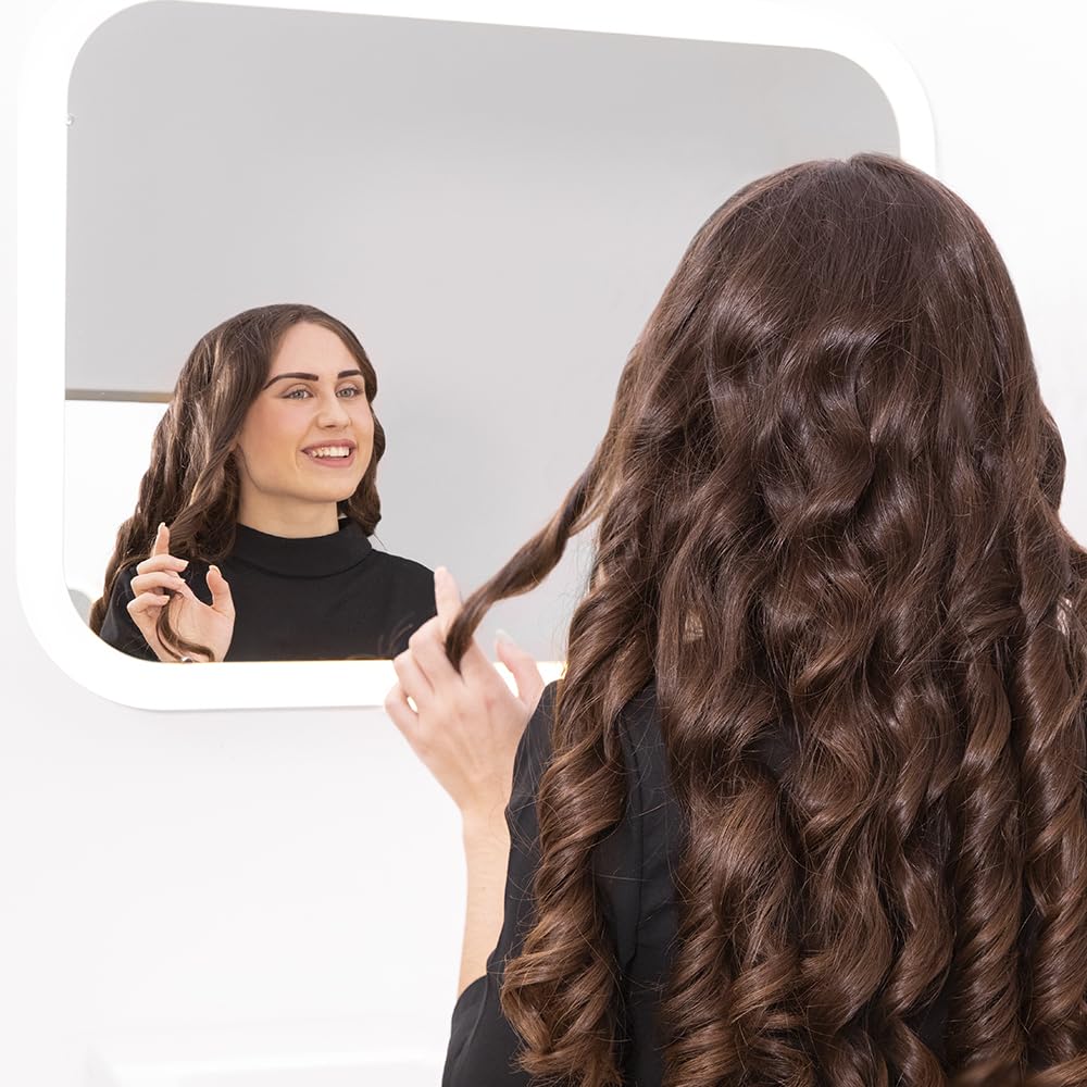 Cecotec Plancha de pelo Bamba RitualCare 1000 Titanium 2in1. Plancha y Tenacilla, Revestimiento de Titanio, Calentamiento Ultrarrápido, Selector táctil, Temperatura entre 140 y 220 grados