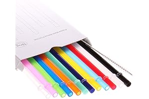 Reusable Short Drinking Straws for Jars and Tumblers