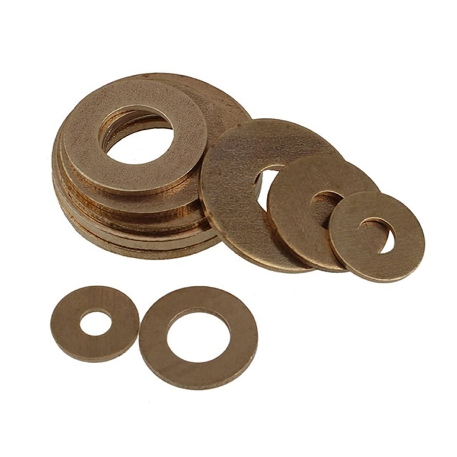 Podkładki miedziane, Podkładki dystansowe ze stali nierdzewnej, podkładki płaskie(M8*16 * 1.0[180pcs])