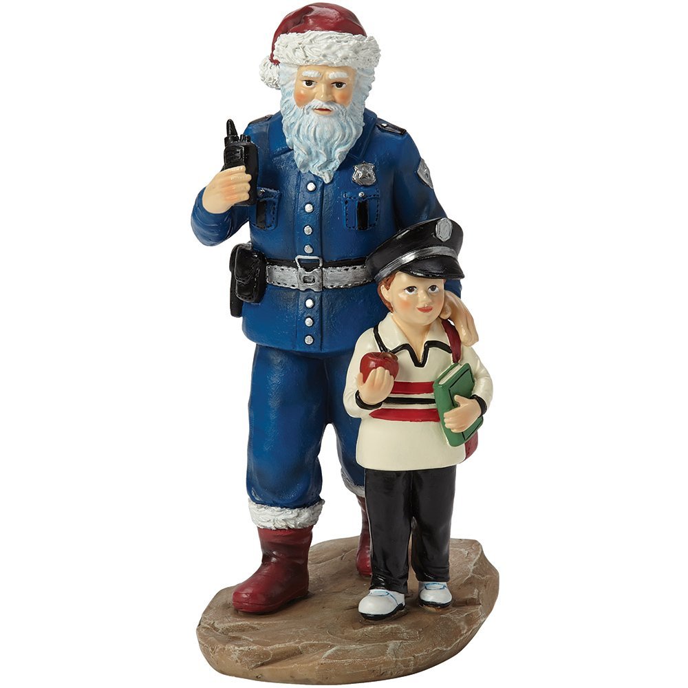 Precious Moments Christmas Gift, Officer S. Claus, Resin, 7161203