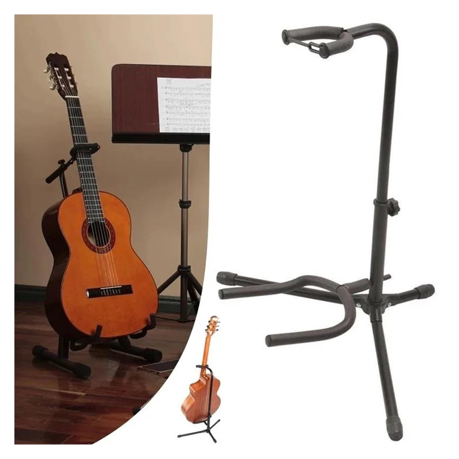 Zubehör Für Streichinstrumente 4/4 Faltbarer Verstellbarer Displayständer Für Musikinstrumente Violinenzubehör(2)