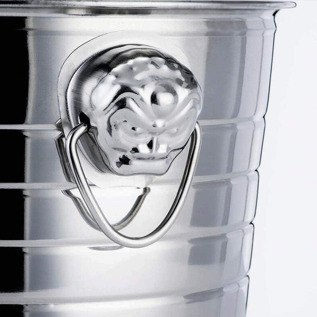 Cubitera Botella Vino Cubo de Hielo Aislado, Cubo de Acero Inoxidable de Doble Pared, Enfriador de Cerveza y Vino para Fiestas, Ideal para el hogar, Bar y Cocina