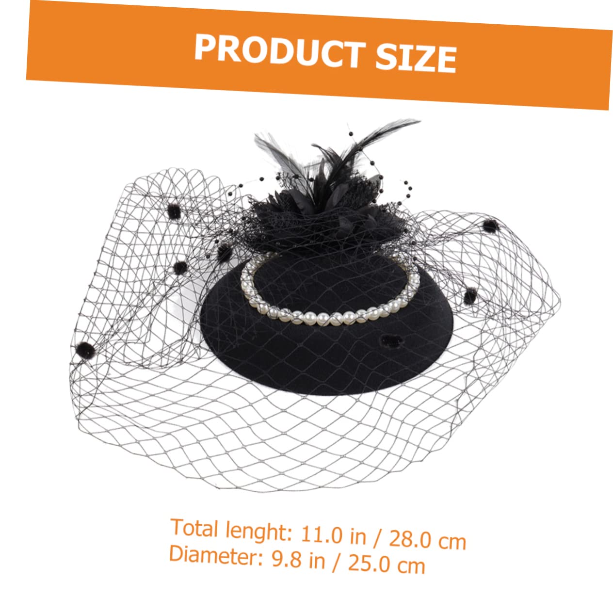 ifundom 4pezzi Fascinator Retro per Sposa con Piume e Perle Cerchietto Elegante per Cerimonie e Feste Accessorio Versatile per Matrimoni e Occasioni Speciali