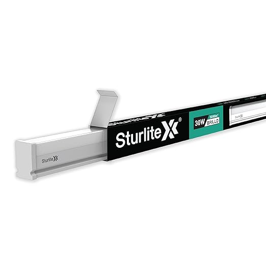 Sturlite Brillo 30 Watt LED Batten| 6500K Cool White Color Temperature Tube light| Sleek Elegant Design With CRI Tech| LM-80 Tested, 3000 Lumens| 25000 Hrs Rated Life (Pack of 1)