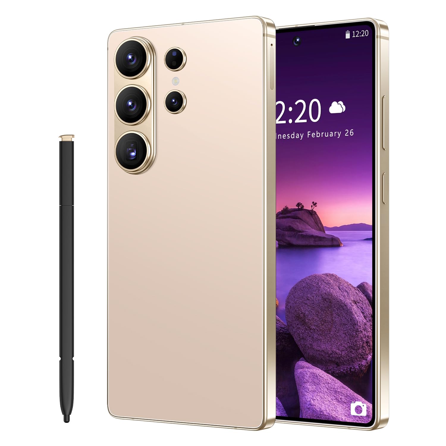 WWT 26 Ultra Unlocked Phone,Android 15 12+512GB Smartphone,Built in Pen The Phone,Cell Phone Battery 7000mAh 6.99" HD Screen,Dual SIM/5G/Face ID/Fingerprint Lock/GPS (Deep Blue, 12+512GB) — view 13